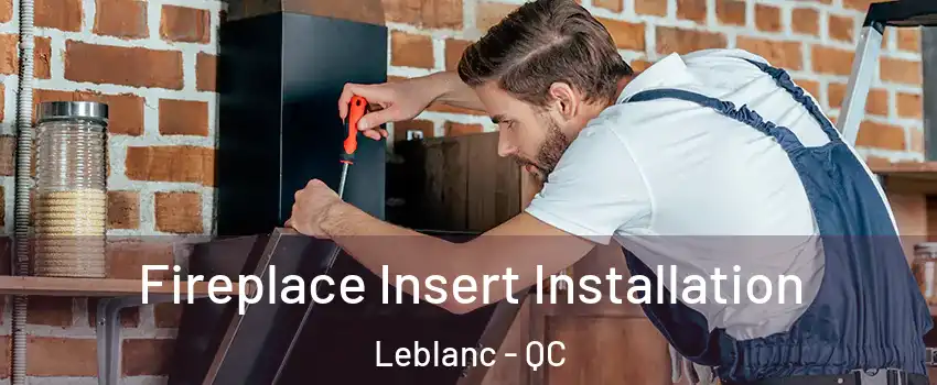  Fireplace Insert Installation Leblanc - QC