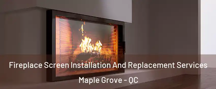 Fireplace Screen Installation And Replacement Services Maple Grove - QC