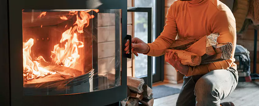 Residential Fireplace Ceramic Glass Installation in St. Bernard, QC