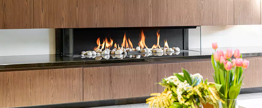 Outdoor Modern Fireplace Renovation Services in St. Bernard, QC