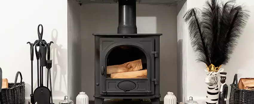 Thelin Hearth Products Providence Pellet Insert Fireplace Installation in St. Bernard, QC