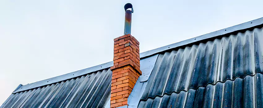 Aluminium Chimney Flashing Repair in St. Bernard, QC