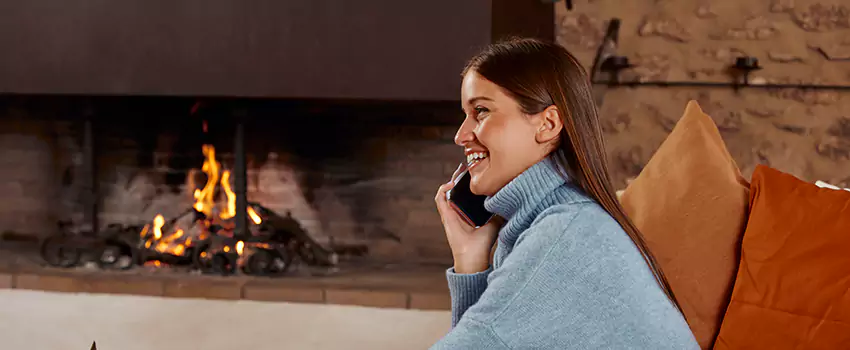 Dimplex Built-In Electric Fireplace Installation in St. Bernard, QC