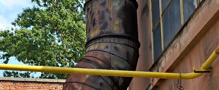 Lightning Protection Installation System for Industrial Chimneys in Leblanc, Quebec