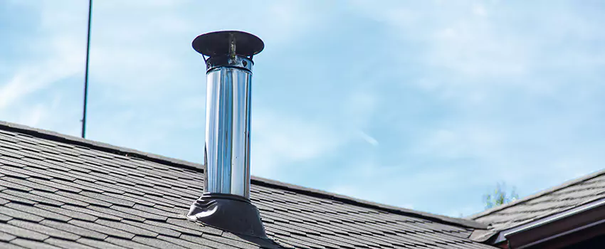 Outdoor Metal Chimney Installation in St. Bernard, Quebec