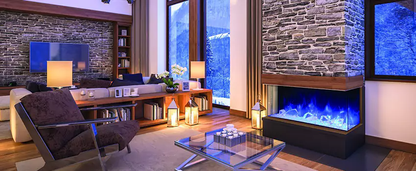 Dynamic Flame Color Fireplace Installation in Leblanc, QC