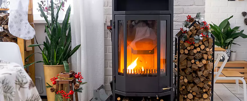 Thelin Hearth Products Direct Vent Gas Stove Fireplace Inspection in St. Bernard, QC