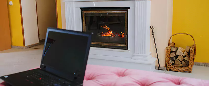 Valor Outdoor Gas Fireplace in St. Bernard, Quebec